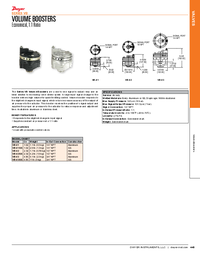 Thumbnail of document Data Sheet - VB Volume Boosters
